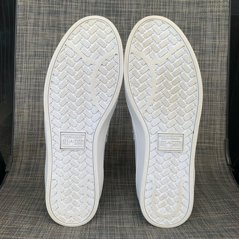Converse White High-Top Leather Sneakers - Picture 12 of 14